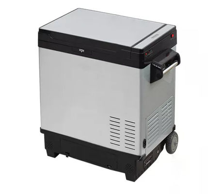 Réfrigérateur solaire à compresseur portable d'une capacité de 50 L et d'une tension DC12V/24V OU 110V-240V