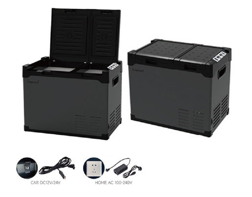 Réfrigérateur de voiture portable à double zone Compresseur à faible bruit Mini réfrigérateur congélateur pour voiture ou maison