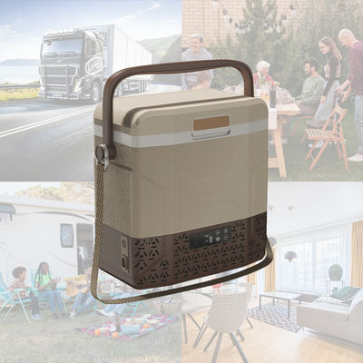 réfrigérateur de camping-car 12V CC avec ceinture d'épaule et poignée