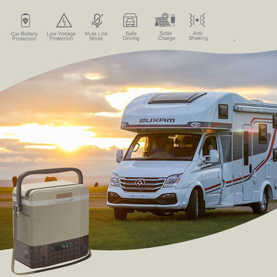 Fourniture de matériel de voiture congélateur portable 12V 24V réfrigérateur de camping avec panneau solaire