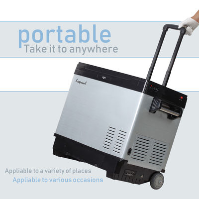 Réfrigérateur solaire à compresseur portable d'une capacité de 50 L et d'une tension DC12V/24V OU 110V-240V