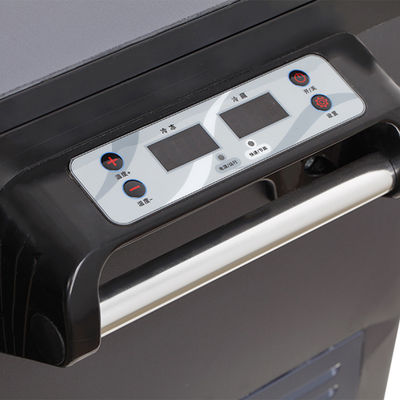 Réfrigérateur de voiture à haute capacité de 60 litres à réfrigération rapide à double température et double contrôle