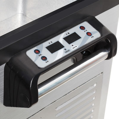 Congélateur solaire à double zone de 30L pour voiture et maison, réfrigérateur avec batterie amovible