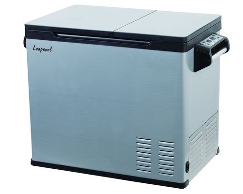 Mini réfrigérateur portable 2023 Réfrigérateur de voiture rétro étroit pour camping extérieur Dc12/24V