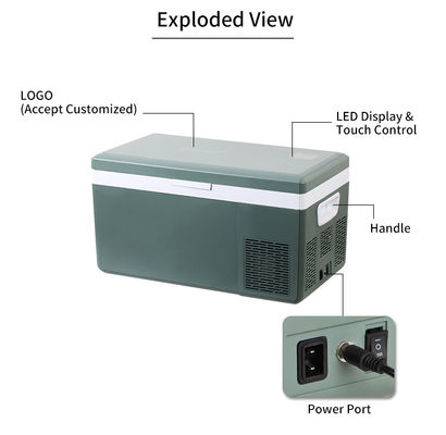 Compresseur camion réfrigérateur AC/DC réfrigérateur portable petit refroidisseur pour camping en plein air