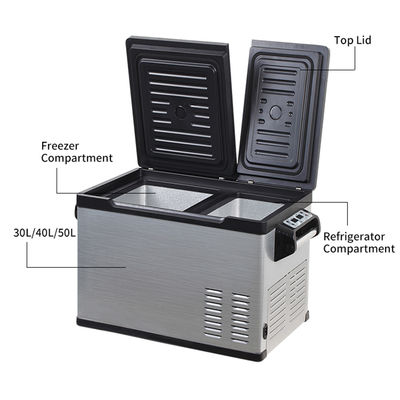 Compresseur portable réfrigérateur de voiture congélateur 17 kg réfrigérateur solaire et mini réfrigérateur de voiture 220v 12v