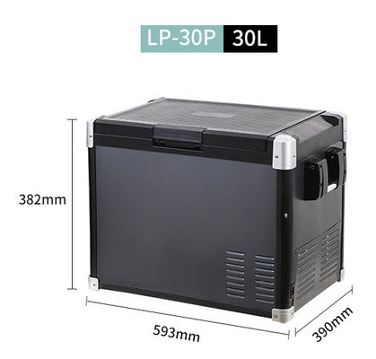 Réfrigérateur de voiture portable de 30 litres, adapté aux VUS DC 12V