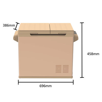Leapcool DC batterie facultative 12V Camping double zone congélateur portable compresseur réfrigérateur de voiture