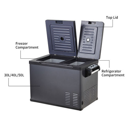 Compresseur rechargeable réfrigérateur de camping 50L voiture réfrigérateur solaire et congélateur DC